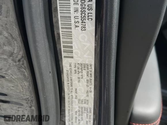 ✅ 2025 Dodge Durango GT • VIN: 1C4RDJDG6SC554783 • Lot: 80340955. Listed on Copart with Not provided. Free auction sales archive from the USA and detailed vehicle history report at DreamBid. Image 13.