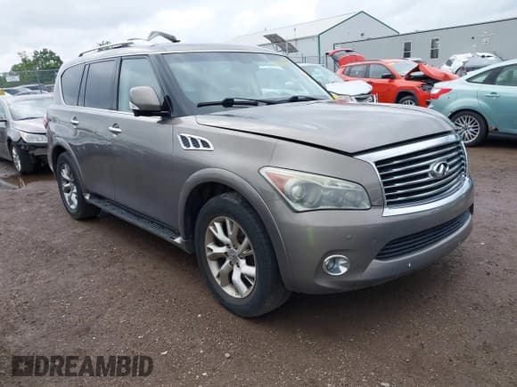 ✅ 2013 Infiniti QX56 • VIN: JN8AZ2NE5D9042535 • Lot: 42673206. Listed on IAAI with 170,750 mi. Free auction sales archive from the USA and detailed vehicle history report at DreamBid. Image 1.