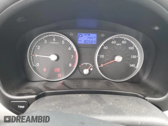 ✅ 2010 Hyundai Accent GLS • VIN: KMHCN4AC4AU432854 • Лот: 88690345. Опубликован ранее на Copart с пробегом 80 564 миль. Бесплатный доступ к архиву аукционных продаж из США и подробный отчёт об истории автомобиля на DreamBid. Изображение 9.