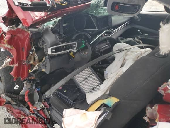 2022 Hyundai Elantra Blue with VIN KMHLM4AJ5NU028324, listed as a Copart auction lot 71861755 with Not provided miles and Non repairable. Bid and sale history available at DreamBid. Image 8.