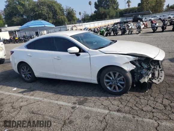 ✅ 2018 Mazda 6 Sport • VIN: JM1GL1UM1J1303079 • Lot: 80220695. Wystawiony na Copart z przebiegiem 57 191 mil. Bezpłatny archiwum sprzedaży aukcyjnych z USA i szczegółowy raport historii pojazdu na DreamBid. Zdjęcie 4.