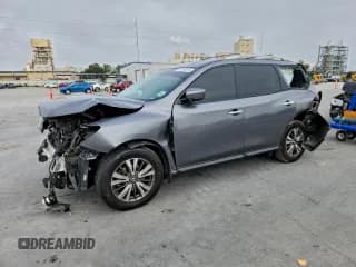 ✅ 2018 Nissan Pathfinder S • VIN: 5N1DR2MN0JC666683 • Lot: 95156075. Listed on Copart with 65,836 mi. Free auction sales archive from the USA and detailed vehicle history report at DreamBid. Image 1.