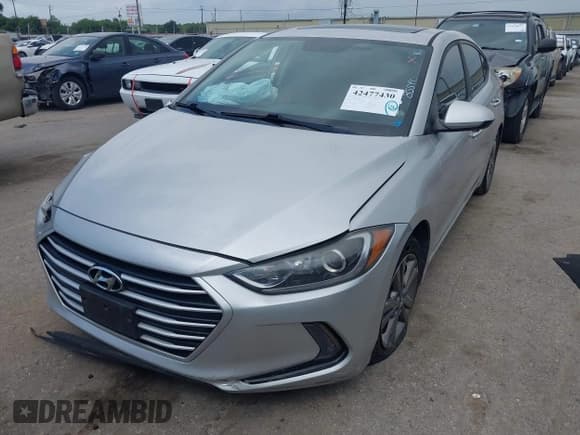 ✅ 2018 Hyundai Elantra Limited • VIN: 5NPD84LF3JH310875 • Lot: 42477430. Listed on IAAI with 84,333 mi. Free auction sales archive from the USA and detailed vehicle history report at DreamBid. Image 2.