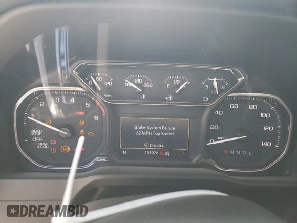 ✅ 2022 GMC Sierra 1500 AT4 • VIN: 1GTU9EET9NZ186504 • Лот: 57037445. Опубликован ранее на Copart с пробегом 105 026 миль. Бесплатный доступ к архиву аукционных продаж из США и подробный отчёт об истории автомобиля на DreamBid. Изображение 9.