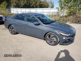 2025 Hyundai Elantra SEL Sport with VIN KMHLM4DG2SU922552, listed as a Copart auction lot 86167095 with 2,658 mi miles and Clean title. Bid and sale history available at DreamBid. Image 4.