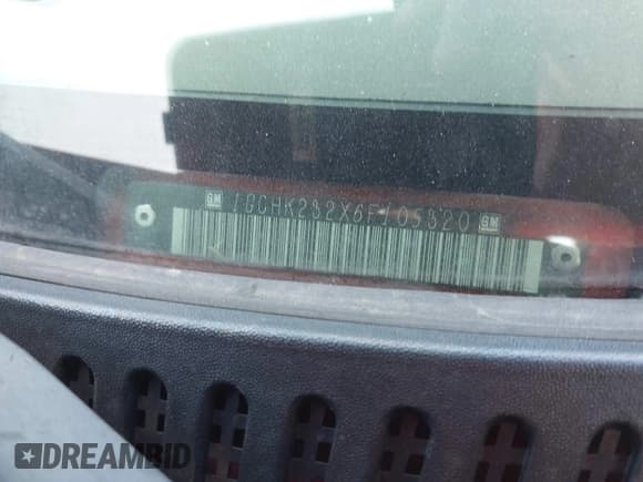 ✅ 2006 Chevrolet Silverado 2500HD LT3 • VIN: 1GCHK232X6F105320 • Лот: 42896488. Опубликован ранее на IAAI с пробегом Не указан. Бесплатный доступ к архиву аукционных продаж из США и подробный отчёт об истории автомобиля на DreamBid. Изображение 9.