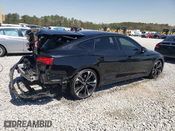 ✅ 2022 Audi S5 Sportback Premium Plus • VIN: WAUC4CF57NA039673 • Лот: 50370225. Опубликован ранее на Copart с пробегом 37 118 миль. Бесплатный доступ к архиву аукционных продаж из США и подробный отчёт об истории автомобиля на DreamBid. Изображение 3.