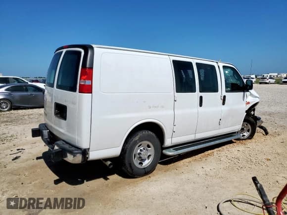 ✅ 2024 Chevrolet Express Cargo • VIN: 1GCWGAFP4R1269464 • Lot: 57891575. Listed on Copart with Not provided. Free auction sales archive from the USA and detailed vehicle history report at DreamBid. Image 3.