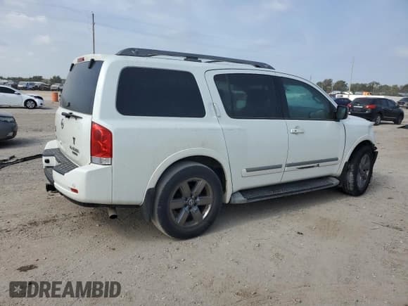 ✅ 2014 Nissan Armada Platinum • VIN: 5N1BA0NF0EN609842 • Лот: 89656855. Опубликован ранее на Copart с пробегом 164 255 миль. Бесплатный доступ к архиву аукционных продаж из США и подробный отчёт об истории автомобиля на DreamBid. Изображение 3.