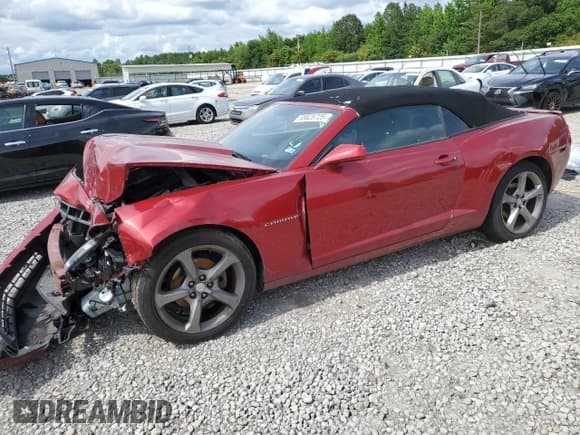 ✅ 2013 Chevrolet Camaro LT • VIN: 2G1FC3D37D9242621 • Лот: 58828725. Опубликован ранее на Copart с пробегом 139 648 миль. Бесплатный доступ к архиву аукционных продаж из США и подробный отчёт об истории автомобиля на DreamBid. Изображение 1.