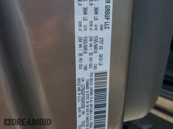 2010 Dodge Dakota Laramie z VIN 1D7RW5GP7AS203338, wystawiony jako Copart lot #74550574 z przebiegiem 94 732 mil mil oraz Szkoda całkowita • Salvage title. Historia ofert i sprzedaży dostępna na DreamBid. Obrazek 12.