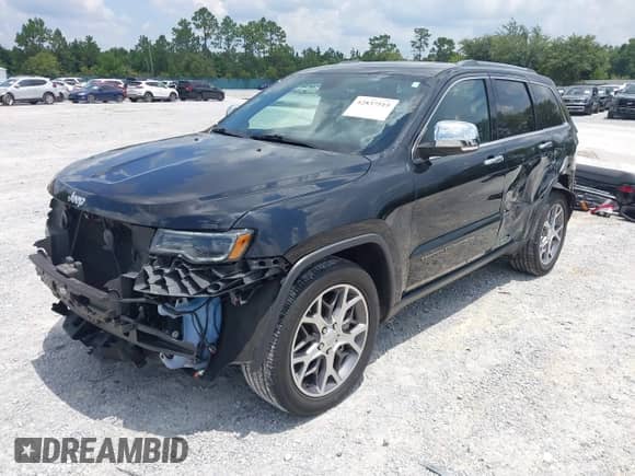 2021 Jeep Grand Cherokee 80th Anniversary with VIN 1C4RJEBG4MC570602, listed as a IAAI auction lot 42837515 with 40,796 mi miles and . Bid and sale history available at DreamBid. Image 18.