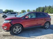 ✅ 2017 Ford Edge Titanium • VIN: 2FMPK3K89HBB45380 • Lot: 70809895. Listed on Copart with 141,562 mi. Free auction sales archive from the USA and detailed vehicle history report at DreamBid. Image 1.