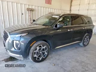 ✅ 2022 Hyundai Palisade Calligraphy • VIN: KM8R7DHE1NU407413 • Лот: 81603725. Опубликован ранее на Copart с пробегом 42 930 миль. Бесплатный доступ к архиву аукционных продаж из США и подробный отчёт об истории автомобиля на DreamBid. Изображение 1.