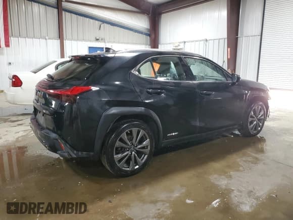 ✅ 2021 Lexus UX 250h F Sport • VIN: JTHR9JBH2M2039204 • Lot: 62117095. Listed on Copart with 21,327 mi. Free auction sales archive from the USA and detailed vehicle history report at DreamBid. Image 3.
