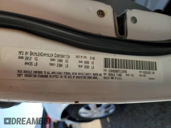 2007 Dodge Caliber с VIN 1B3HB28B87D152496, выставлен на аукционе Copart как лот 74388774 с пробегом 146 604 миль миль и Списание • Salvage title. История ставок и продаж доступна на DreamBid. Изображение 12.