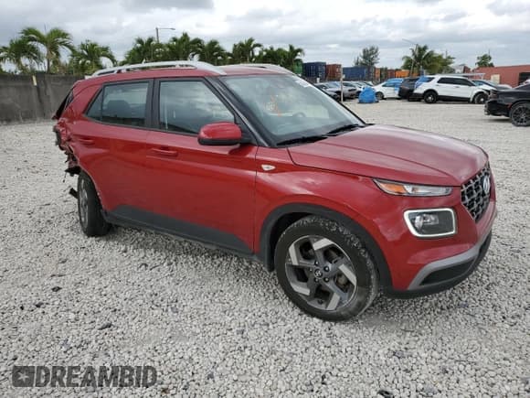 ✅ 2022 Hyundai Venue SEL • VIN: KMHRC8A32NU153769 • Lot: 56330465. Listed on Copart with 23,956 mi. Free auction sales archive from the USA and detailed vehicle history report at DreamBid. Image 4.