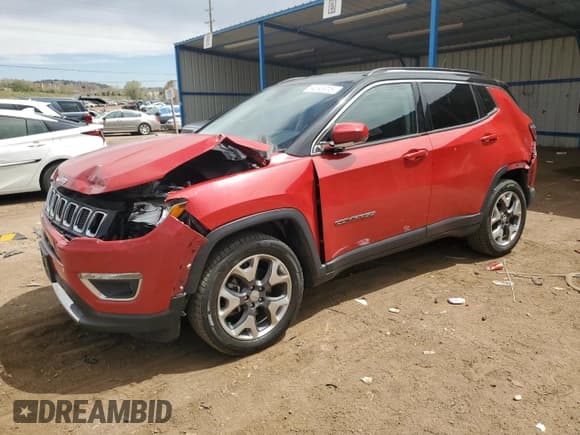 ✅ 2021 Jeep Compass Limited • VIN: 3C4NJDCB9MT604436 • Lot: 54593975. Wystawiony na Copart z przebiegiem 94 612 mil. Bezpłatny archiwum sprzedaży aukcyjnych z USA i szczegółowy raport historii pojazdu na DreamBid. Zdjęcie 1.