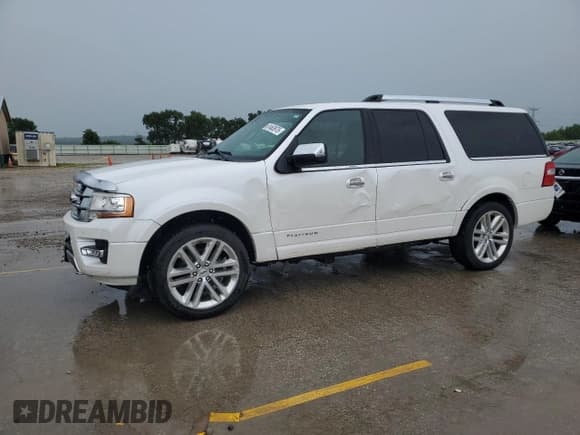 ✅ 2016 Ford Expedition Max Platinum • VIN: 1FMJK1MT5GEF47217 • Лот: 61463975. Опубликован ранее на Copart с пробегом 114 535 миль. Бесплатный доступ к архиву аукционных продаж из США и подробный отчёт об истории автомобиля на DreamBid. Изображение 1.