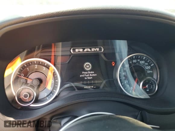 ✅ 2022 Ram 1500 Big Horn • VIN: 1C6RREFT6NN275384 • Лот: 71535315. Опубликован ранее на Copart с пробегом 37 814 миль. Бесплатный доступ к архиву аукционных продаж из США и подробный отчёт об истории автомобиля на DreamBid. Изображение 9.