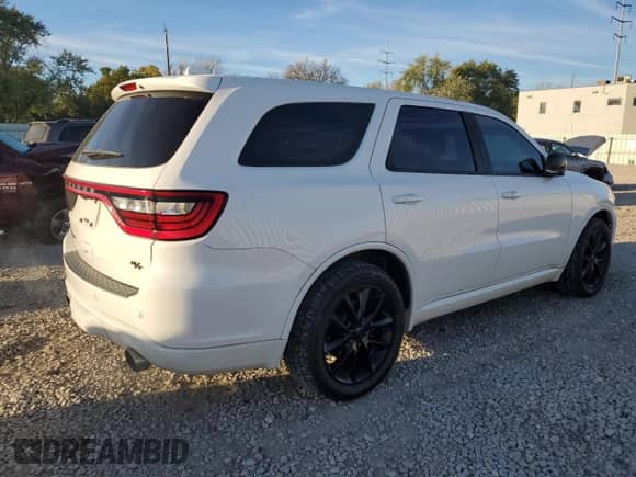 2017 Dodge Durango R/T with VIN 1C4SDJCTXHC672537, listed as a Copart auction lot 87045185 with 97,990 mi miles and Salvage title. Bid and sale history available at DreamBid. Image 3.