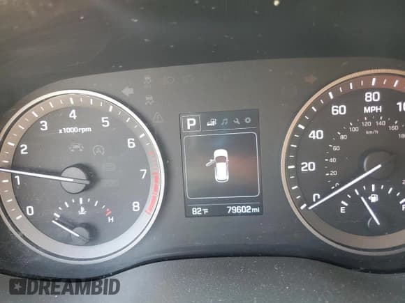 ✅ 2017 Hyundai Tucson SE • VIN: KM8J3CA4XHU252062 • Лот: 80060585. Опубликован ранее на Copart с пробегом 79 602 миль. Бесплатный доступ к архиву аукционных продаж из США и подробный отчёт об истории автомобиля на DreamBid. Изображение 9.