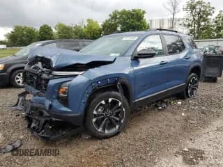 2025 Chevrolet Equinox AWD RS z VIN 3GNAXTEG6SL263548, wystawiony jako Copart lot #71775785 z przebiegiem 9 173 mil mil oraz Szkoda całkowita • Salvage title. Historia ofert i sprzedaży dostępna na DreamBid. Obrazek 1.