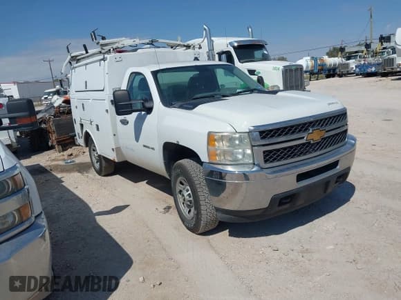 ✅ 2012 Chevrolet Silverado 2500HD Work Truck • VIN: 1GB0CVCG6CF190406 • Lot: 43387017. Listed on IAAI with 162,748 mi. Free auction sales archive from the USA and detailed vehicle history report at DreamBid. Image 1.