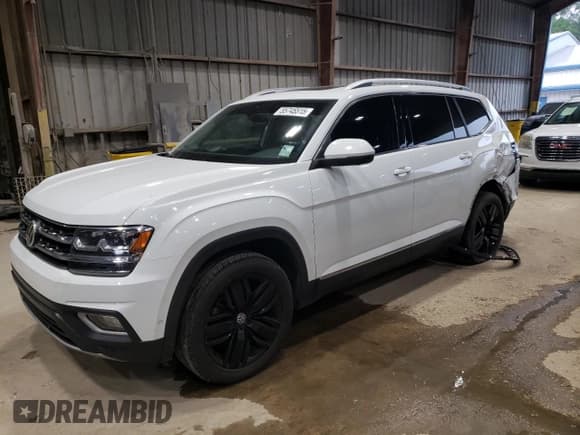 ✅ 2019 Volkswagen Atlas SEL Premium • VIN: 1V2NR2CA5KC530086 • Lot: 55745515. Listed on Copart with 96,092 mi. Free auction sales archive from the USA and detailed vehicle history report at DreamBid. Image 1.