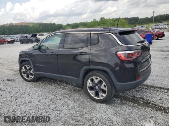 ✅ 2019 Jeep Compass Limited • VIN: 3C4NJCCB3KT675915 • Lot: 54651955. Listed on Copart with 137,218 mi. Free auction sales archive from the USA and detailed vehicle history report at DreamBid. Image 2.