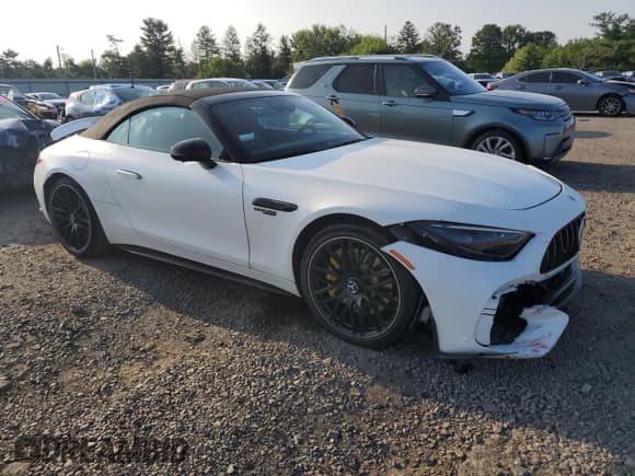 ✅ 2022 Mercedes-Benz SL 63 AMG • VIN: W1KVK8BB6NF003346 • Лот: 65589245. Опубликован ранее на Copart с пробегом 27 730 миль. Бесплатный доступ к архиву аукционных продаж из США и подробный отчёт об истории автомобиля на DreamBid. Изображение 4.