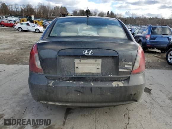 2007 Hyundai Accent GLS z VIN KMHCN46CX7U094863, wystawiony jako Copart lot #80229854 z przebiegiem 150 198 mil mil oraz Szkoda całkowita • Salvage title. Historia ofert i sprzedaży dostępna na DreamBid. Obrazek 6.