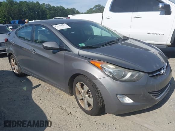 ✅ 2013 Hyundai Elantra GLS • VIN: 5NPDH4AE5DH217581 • Lot: 42629761. Listed on IAAI with 134,728 mi. Free auction sales archive from the USA and detailed vehicle history report at DreamBid. Image 1.
