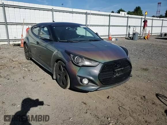 ✅ 2015 Hyundai Veloster Turbo R-Spec • VIN: KMHTC6AE6FU216997 • Lot: 82205865. Listed on Copart with 181,550 mi. Free auction sales archive from the USA and detailed vehicle history report at DreamBid. Image 13.