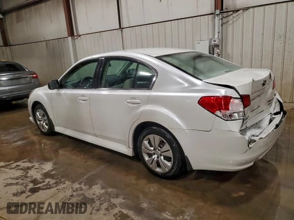 ✅ 2013 Subaru Legacy 2.5i • VIN: 4S3BMBA62D3007824 • Lot: 95866555. Listed on Copart with 58,350 mi. Free auction sales archive from the USA and detailed vehicle history report at DreamBid. Image 2.