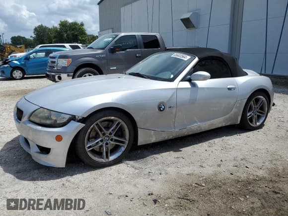 ✅ 2007 BMW Z4 M • VIN: 5UMBT93577LY53284 • Lot: 65603564. Listed on Copart with 81,650 mi. Free auction sales archive from the USA and detailed vehicle history report at DreamBid. Image 1.