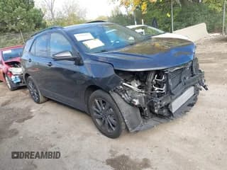 ✅ 2022 Chevrolet Equinox RS • VIN: 2GNAXWEV5N6152398 • Lot: 43405443. Listed on IAAI with 47,529 mi. Free auction sales archive from the USA and detailed vehicle history report at DreamBid. Image 1.