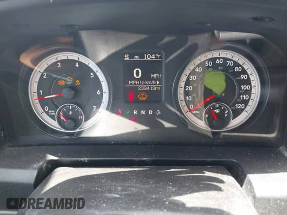 2014 Ram 1500 Big Horn with VIN 1C6RR7LTXES181767, listed as a IAAI auction lot 42274453 with 239,419 mi miles and . Bid and sale history available at DreamBid. Image 7.