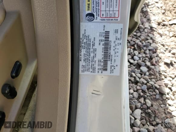 ✅ 2006 Lincoln Zephyr • VIN: 3LNHM26116R637731 • Lot: 86596655. Listed on Copart with 94,515 mi. Free auction sales archive from the USA and detailed vehicle history report at DreamBid. Image 12.