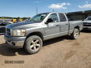 ✅ 2008 Dodge 1500 Laramie • VIN: 1D7HU18208J182829 • Лот: 67680544. Опубликован ранее на Copart с пробегом 376 495 миль. Бесплатный доступ к архиву аукционных продаж из США и подробный отчёт об истории автомобиля на DreamBid. Изображение 1.