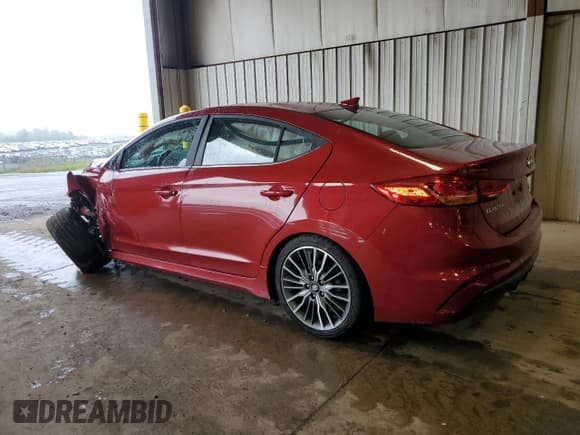 ✅ 2017 Hyundai Elantra Sport • VIN: KMHD04LB6HU315391 • Lot: 58931665. Listed on Copart with Not provided. Free auction sales archive from the USA and detailed vehicle history report at DreamBid. Image 2.