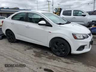 2018 Chevrolet Sonic Premier с VIN 1G1JF5SB7J4134960, выставлен на аукционе Copart как лот 72199884 с пробегом 79 773 миль миль и Списание • Salvage title. История ставок и продаж доступна на DreamBid. Изображение 4.