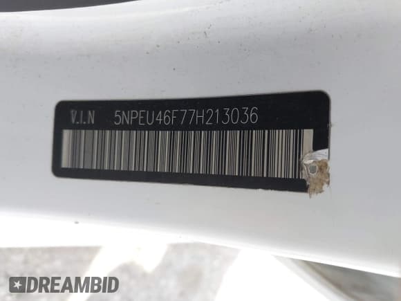 ✅ 2007 Hyundai Sonata SE • VIN: 5NPEU46F77H213036 • Лот: 41440717. Опубликован ранее на IAAI с пробегом 147 627 миль. Бесплатный доступ к архиву аукционных продаж из США и подробный отчёт об истории автомобиля на DreamBid. Изображение 9.