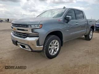 2021 Chevrolet Silverado 1500 LTZ with VIN 1GCUYGED8MZ120905, listed as a Copart auction lot 63442265 with 95,685 mi miles and Salvage title. Bid and sale history available at DreamBid. Image 1.