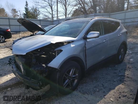✅ 2017 Hyundai Santa Fe 2.4L • VIN: 5XYZUDLB9HG384222 • Lot: 45203183. Listed on Copart with 79,252 mi. Free auction sales archive from the USA and detailed vehicle history report at DreamBid. Image 1.