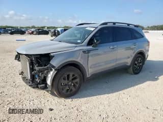 2022 Kia Sorento X-Line S z VIN 5XYRLDLCXNG124533, wystawiony jako Copart lot #80500415 z przebiegiem 61 847 mil mil oraz Szkoda całkowita • Salvage title. Historia ofert i sprzedaży dostępna na DreamBid. Obrazek 1.