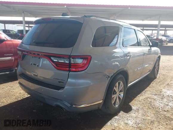 ✅ 2015 Dodge Durango Limited • VIN: 1C4RDHDG6FC694802 • Lot: 43589739. Wystawiony na IAAI z przebiegiem 156 341 mil. Bezpłatny archiwum sprzedaży aukcyjnych z USA i szczegółowy raport historii pojazdu na DreamBid. Zdjęcie 4.