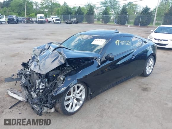 ✅ 2013 Hyundai Genesis Coupe Premium • VIN: KMHHT6KD5DU105396 • Lot: 42178264. Listed on IAAI with 95,548 mi. Free auction sales archive from the USA and detailed vehicle history report at DreamBid. Image 2.