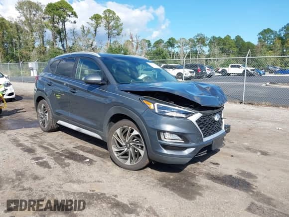 2021 Hyundai Tucson Limited with VIN KM8J3CAL3MU318100, listed as a IAAI auction lot 43449636 with 47,872 mi miles and . Bid and sale history available at DreamBid. Image 1.