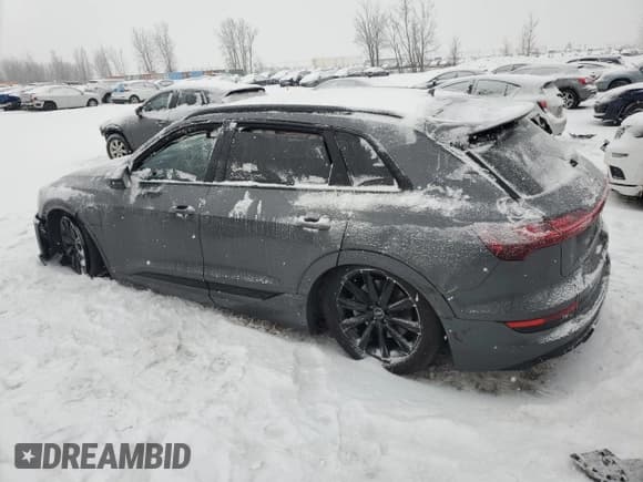 ✅ 2022 Audi e-tron Prestige • VIN: WA1VAAGE5NB039506 • Lot: 83216424. Listed on Copart with Not provided. Free auction sales archive from the USA and detailed vehicle history report at DreamBid. Image 2.